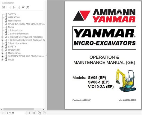 yanmar 45 mini excavator|yanmar mini excavator operator's manual.